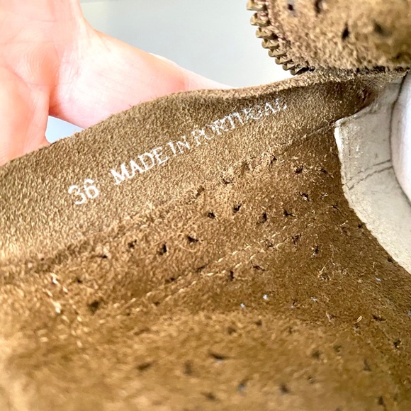 Isabel Marant Perforated Suede Wedge Boots 36 NEW - Picture 7 of 7